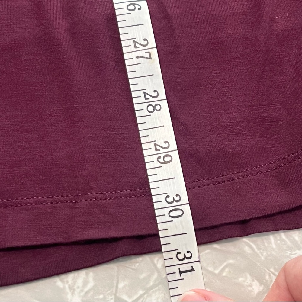 womens skirt size large purple plum fall lenzing ecoveero viscose pockets amazon - Picture 8 of 8